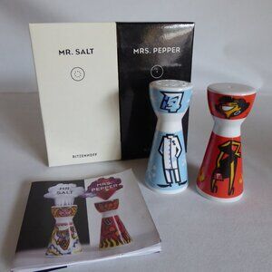 2004 RITZENHOFF MR SALT & MRS PEPPER SHAKER SET (NEW IN BOX)